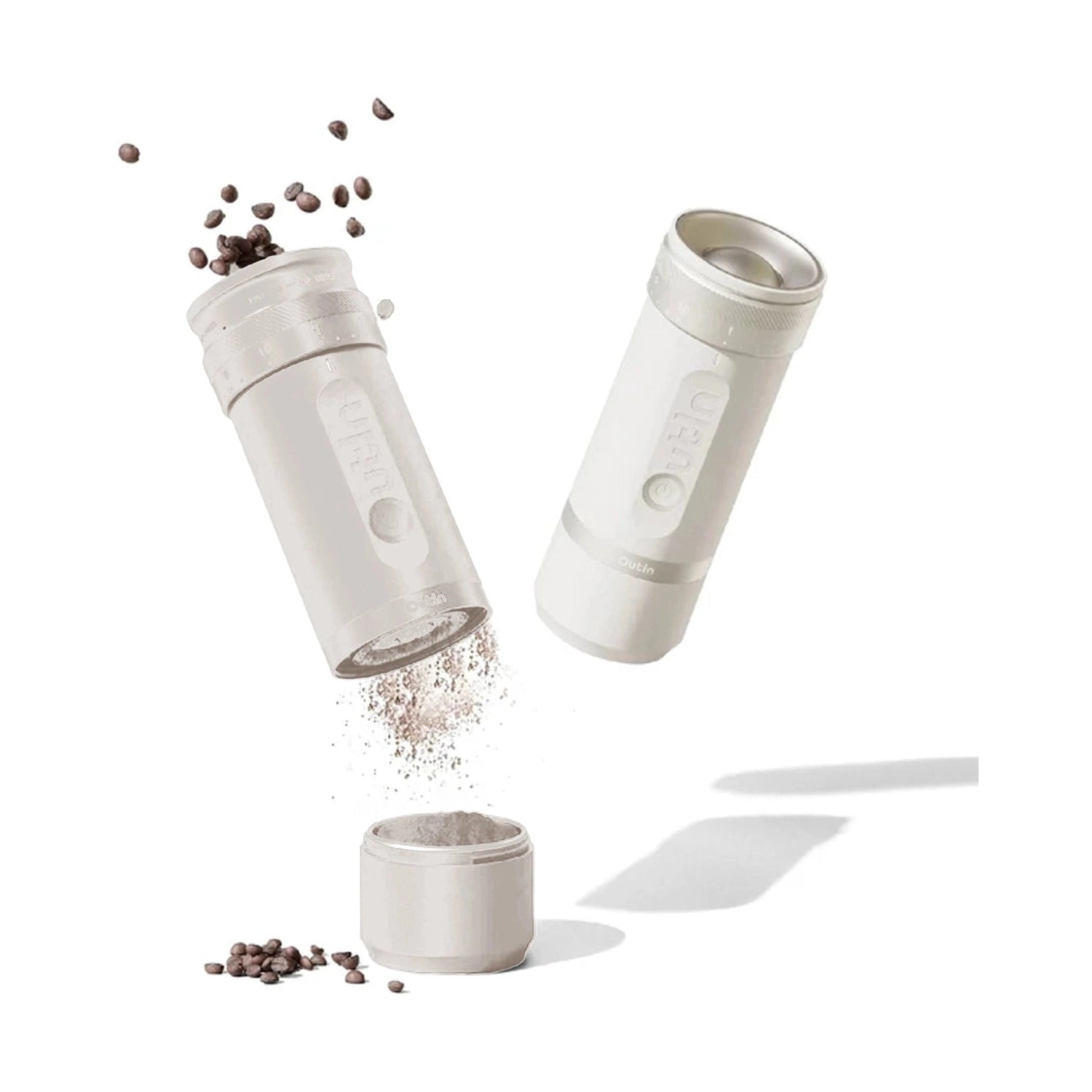 Outin Fino Portable Electric Grinder Sandstone White