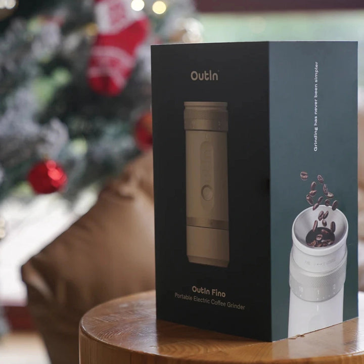 Outin Fino Portable Electric Grinder Sandstone White