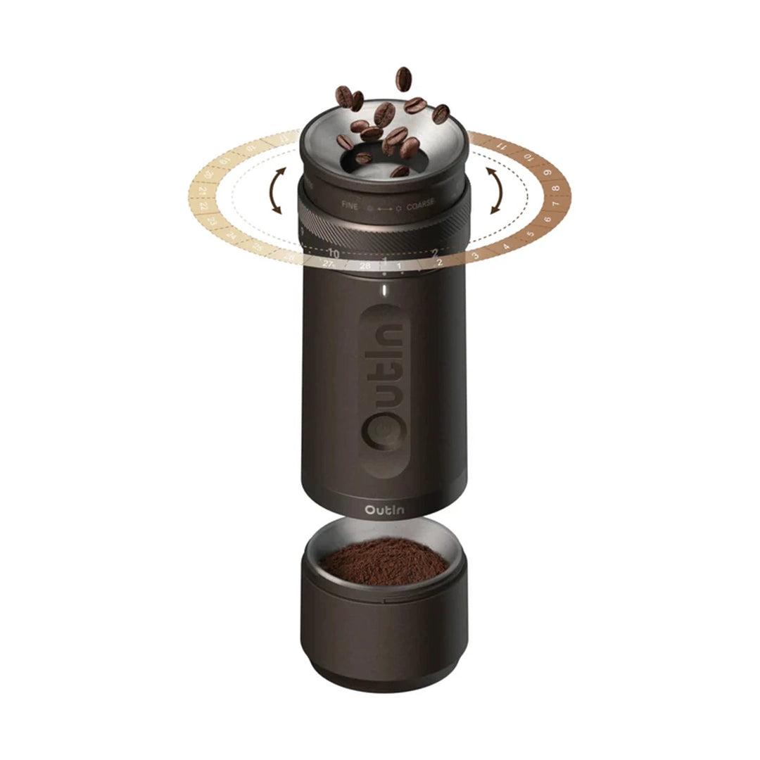 Outin Fino Portable Electric Grinder Tundra Brown