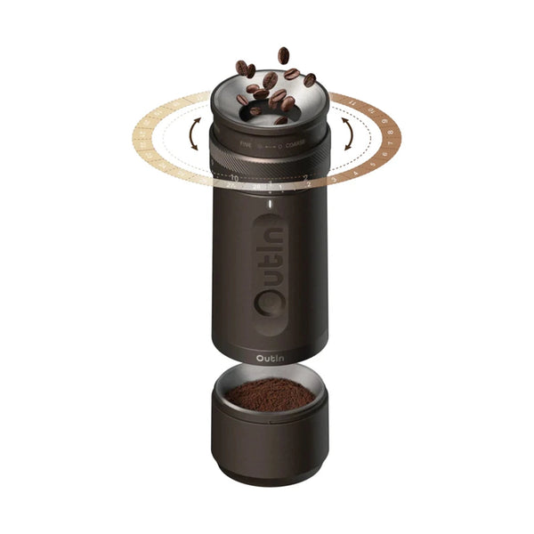 Outin Fino Portable Electric Grinder Tundra Brown
