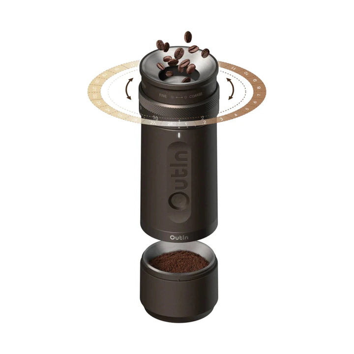 Outin Fino Portable Electric Grinder Tundra Brown
