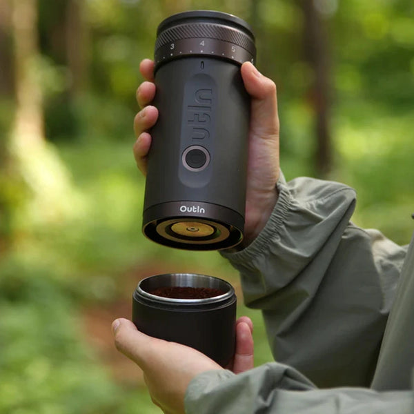 Outin Fino Portable Electric Grinder Tundra Brown