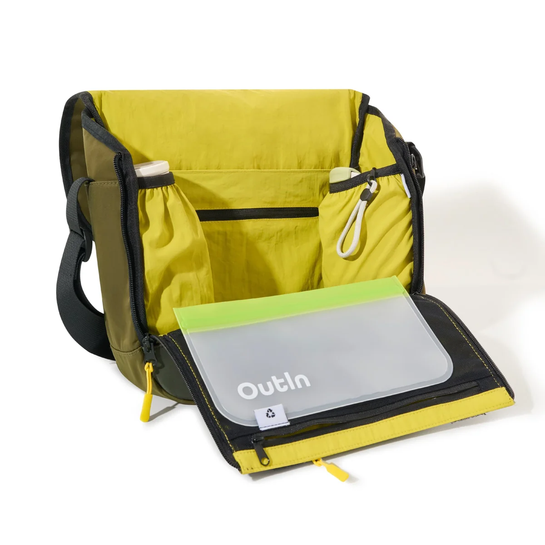 Outin Flex Messenger Bag, Cypress Green