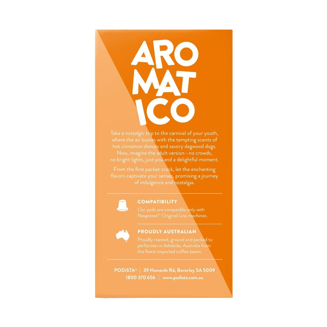 PODiSTA Aromatico Nespresso Compatible Capsules, 10 Pack
