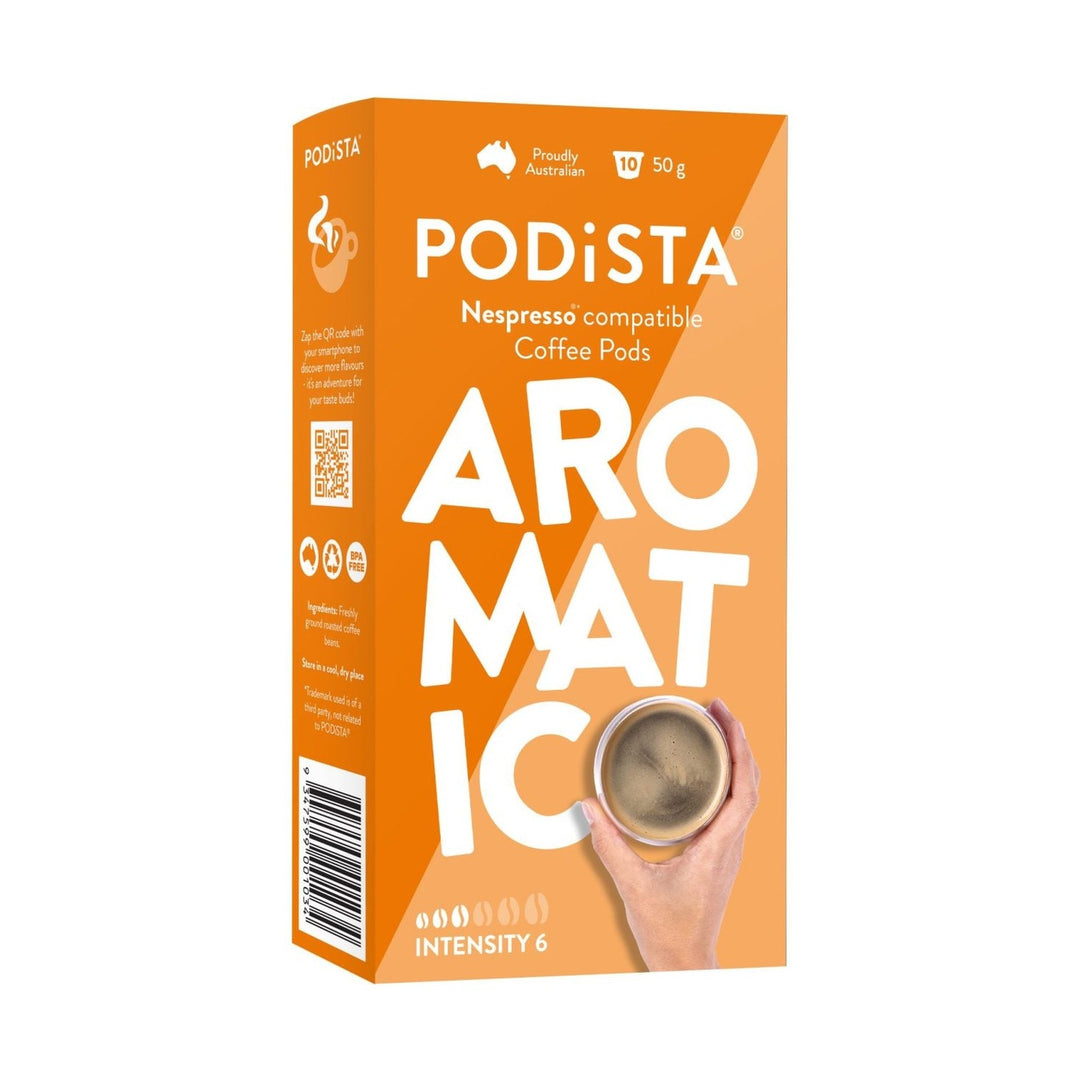 PODiSTA Aromatico Nespresso Compatible Capsules, 10 Pack