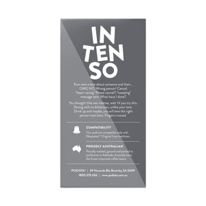 PODiSTA Intenso Nespresso Compatible Capsules, 10 Pack