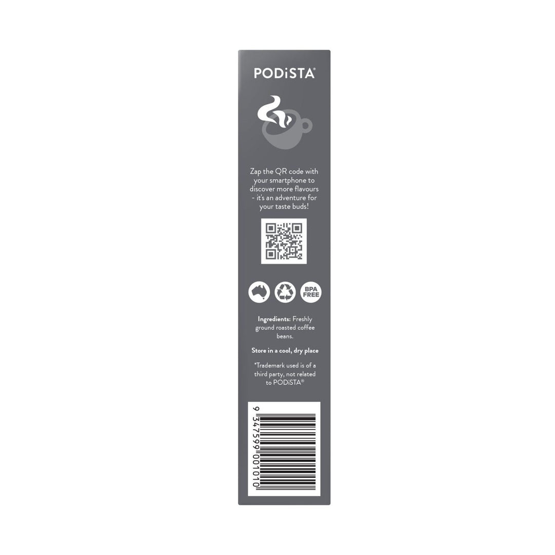 PODiSTA Intenso Nespresso Compatible Capsules, 10 Pack