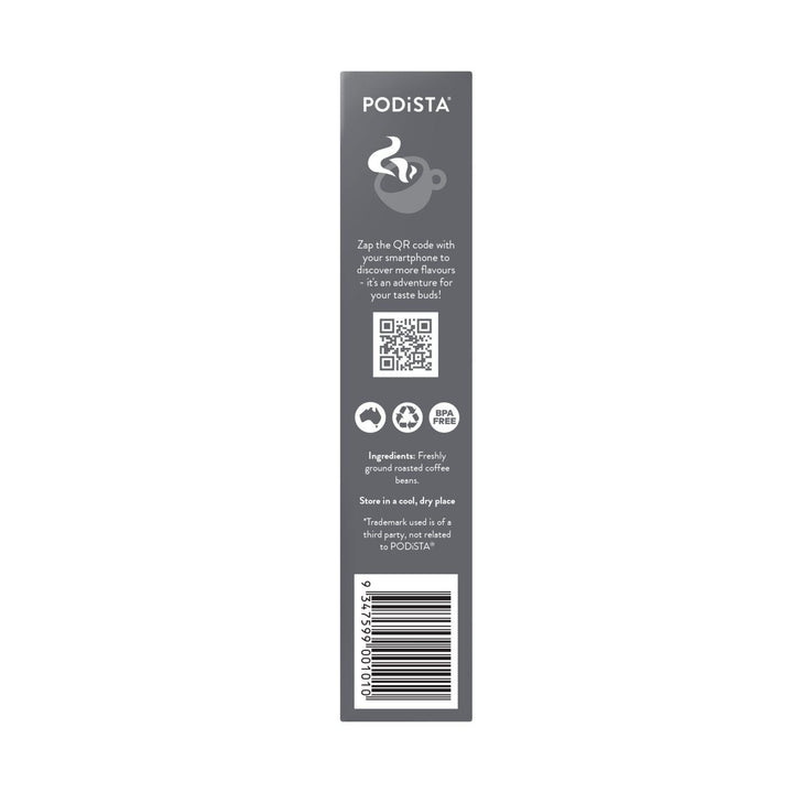 PODiSTA Intenso Nespresso Compatible Capsules, 10 Pack