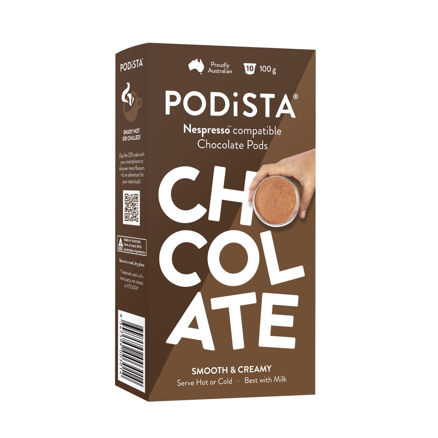 PODiSTA Smooth Creamy Hot Chocolate Nespresso Compatible