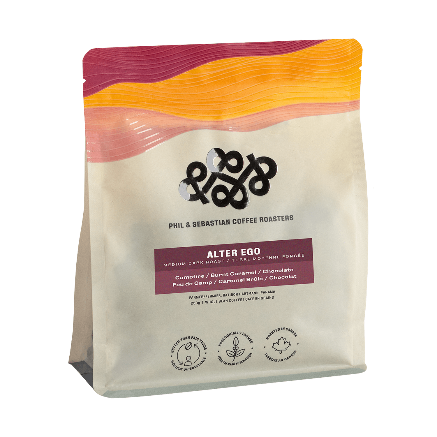 Phil & Sebastian Alter Ego Whole Bean Coffee, 250g