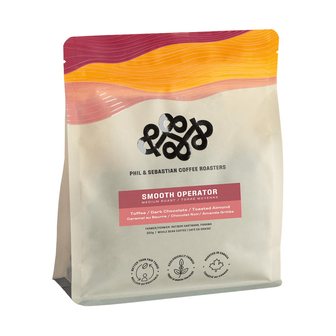 Phil &amp; Sebastian Smooth Operator Whole Bean Coffee, 250g