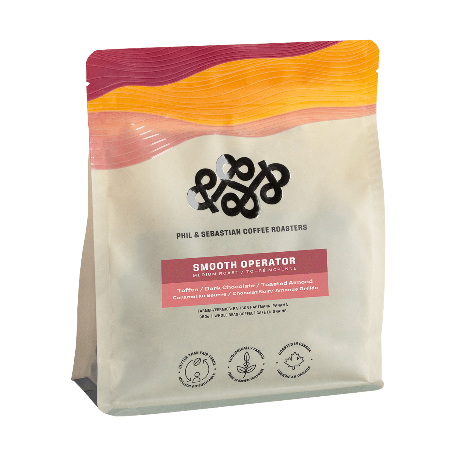 Phil & Sebastian Smooth Operator Whole Bean Coffee, 250g