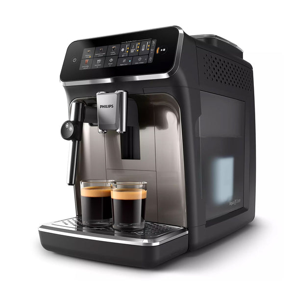 Philips 3300 Super Automatic Espresso Machine, Black & Chrome #EP3326/90
