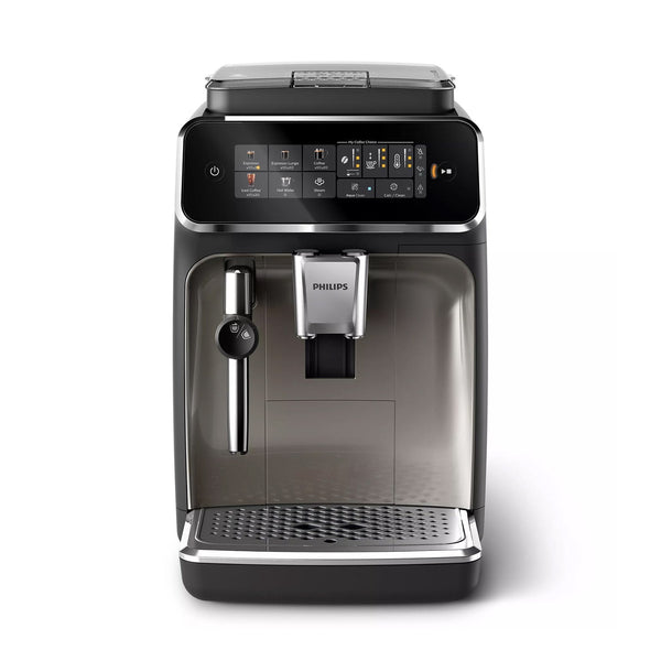 Philips 3300 Super Automatic Espresso Machine, Black & Chrome #EP3326/90