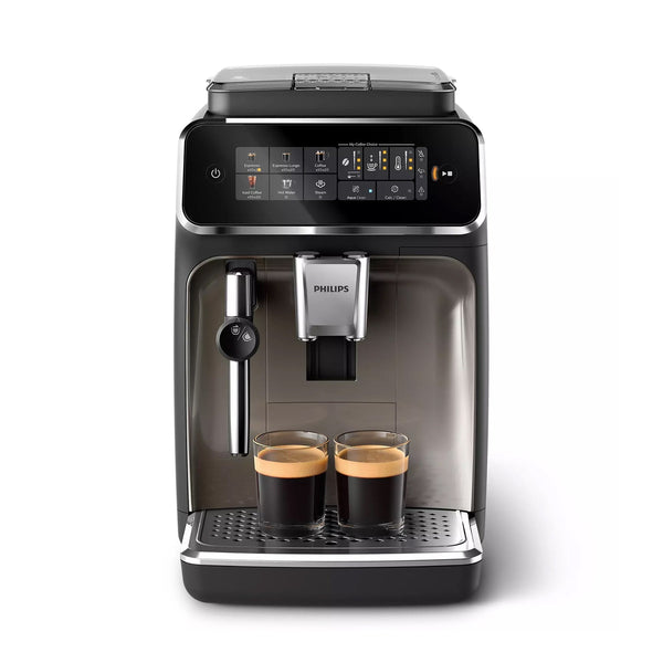 Philips 3300 Super Automatic Espresso Machine, Black & Chrome #EP3326/90