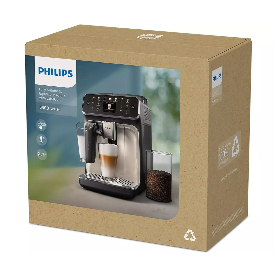 Philips 5500 LatteGo Series Super Automatic Espresso Machine 