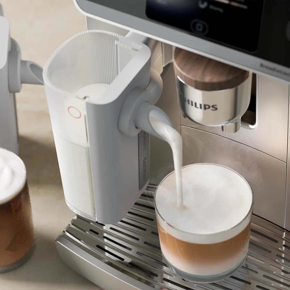 Philips Cafe Aromis 8000 Series Fully Automatic Coffee and Espresso Machine with LatteGo Pro