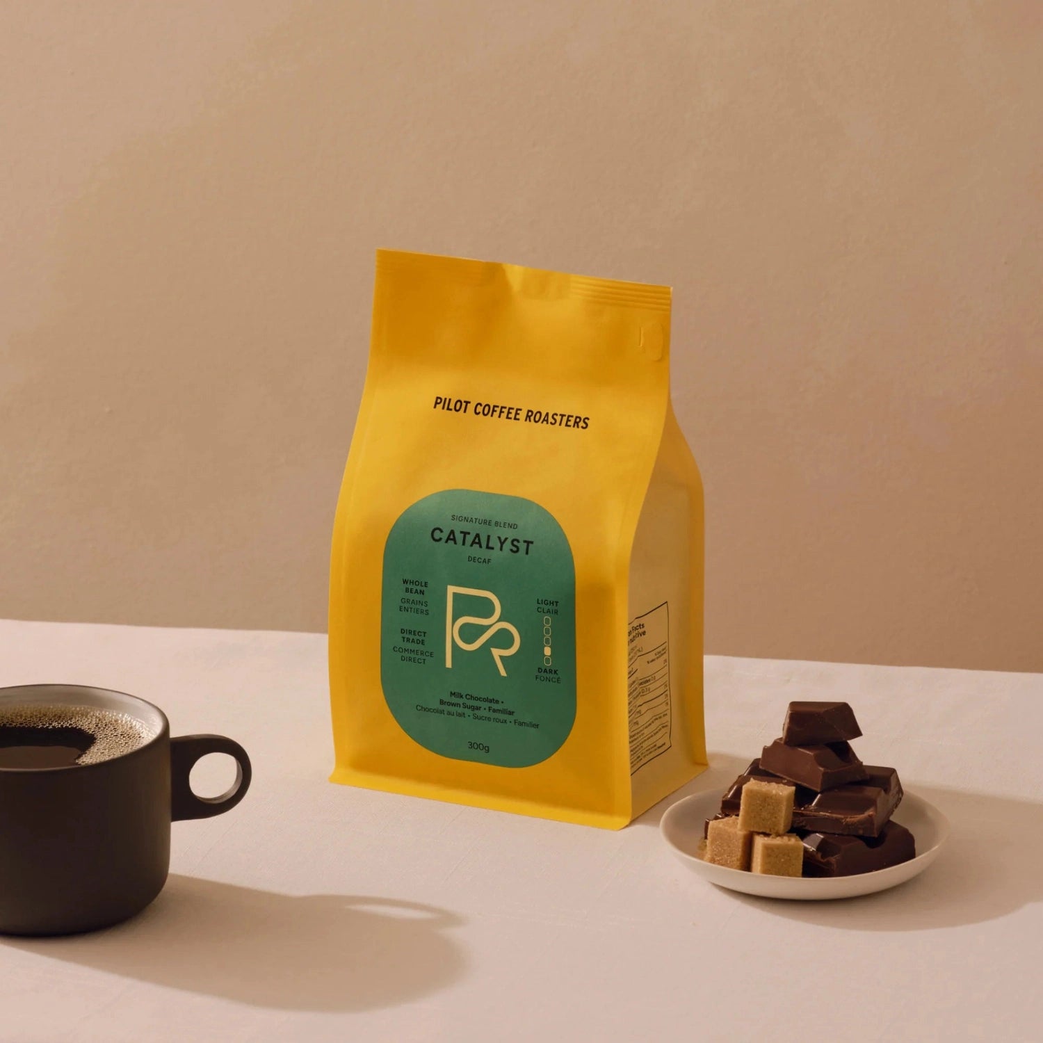 Pilot Catalyst Decaf Blend Whole Bean Coffee, 300g