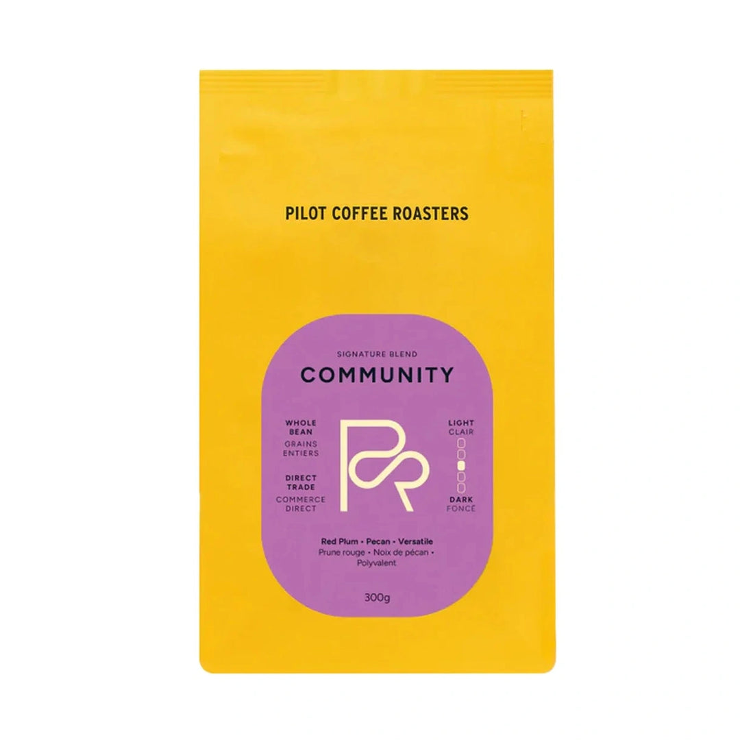 Pilot Community Blend Whole Bean Coffee, 300g