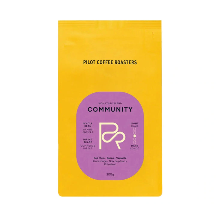 Pilot Community Blend Whole Bean Coffee, 300g