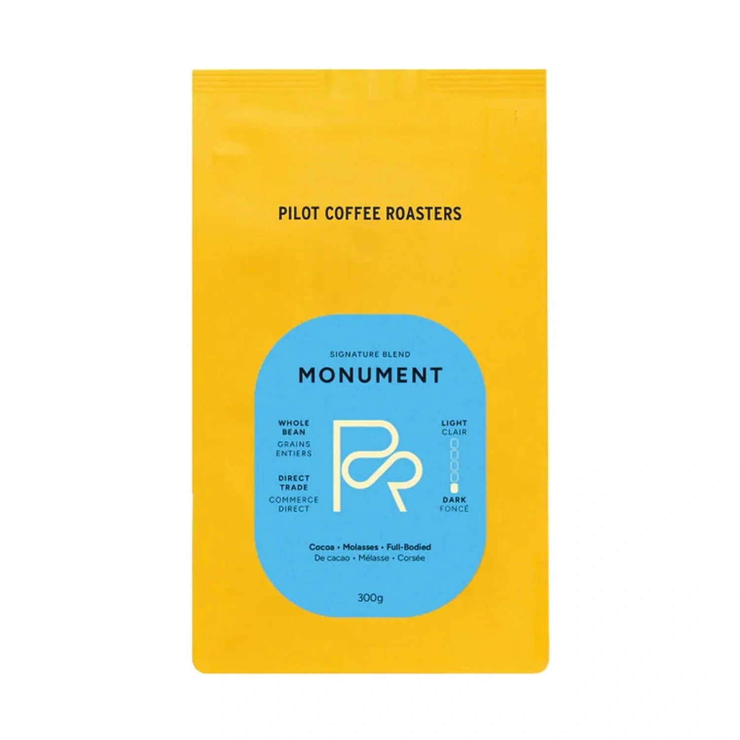 Pilot Monument Blend Whole Bean Coffee, 300g