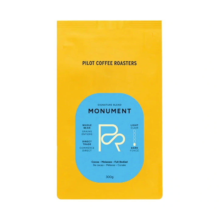 Pilot Monument Blend Whole Bean Coffee, 300g