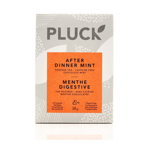 Pluck Tea After Dinner Mint Filterbag Tea, 15 Pack