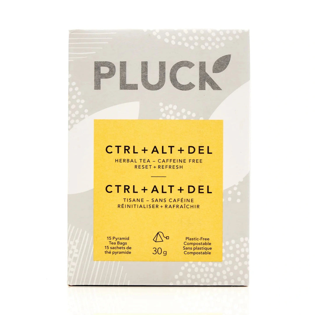 Pluck Tea CTRL+ALT+DEL Filterbag Tea, 15 Pack