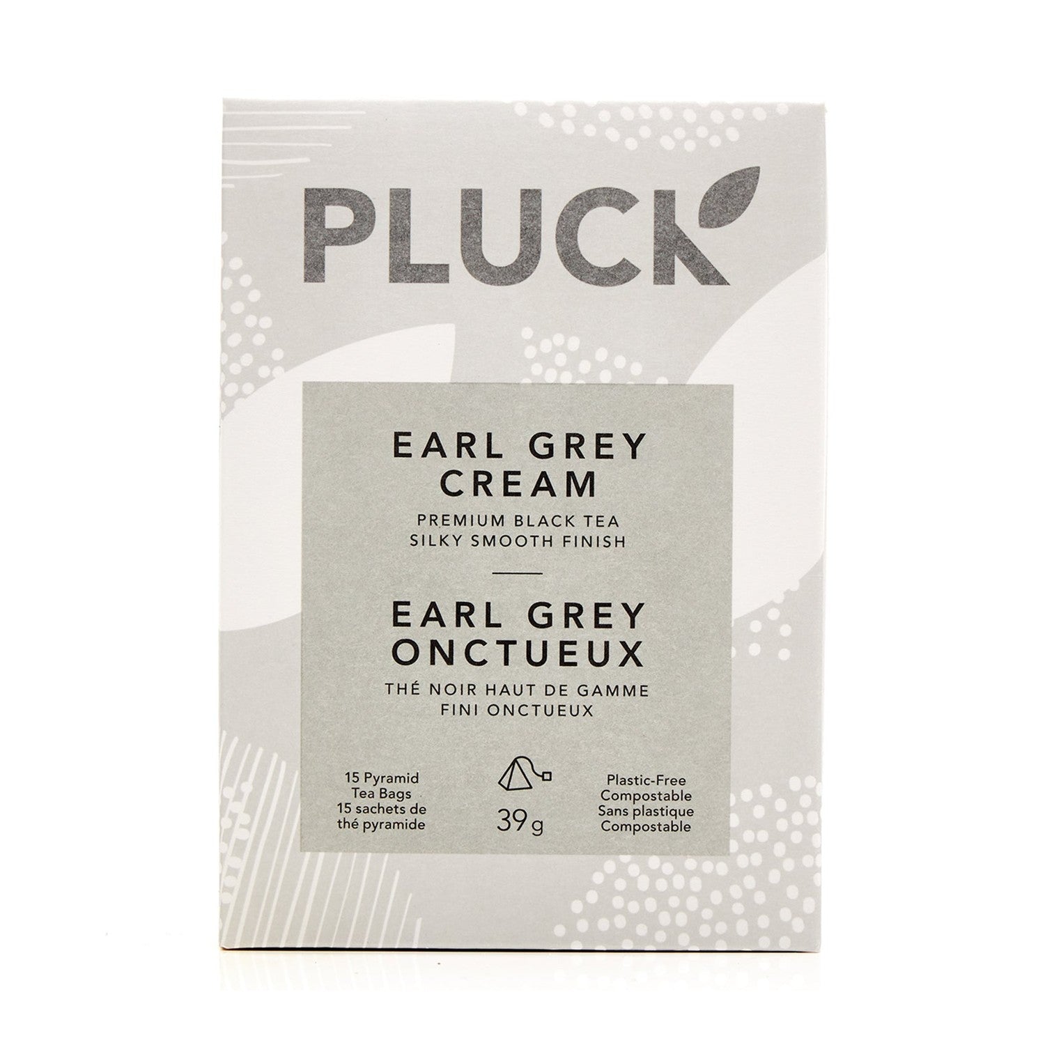 Pluck Tea Earl Grey Cream Filterbag Tea, 15 Pack