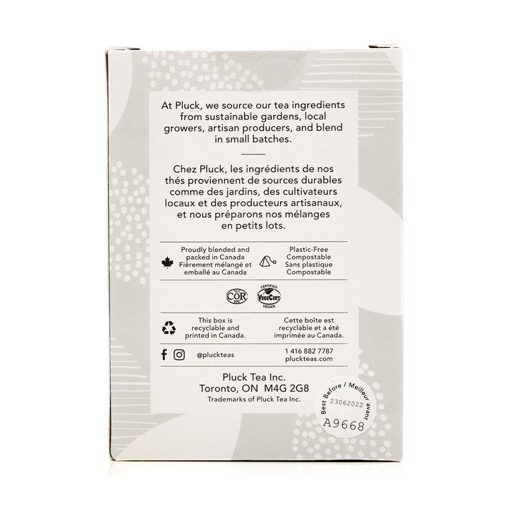 Pluck Tea Earl Grey Cream Filterbag Tea, 15 Pack