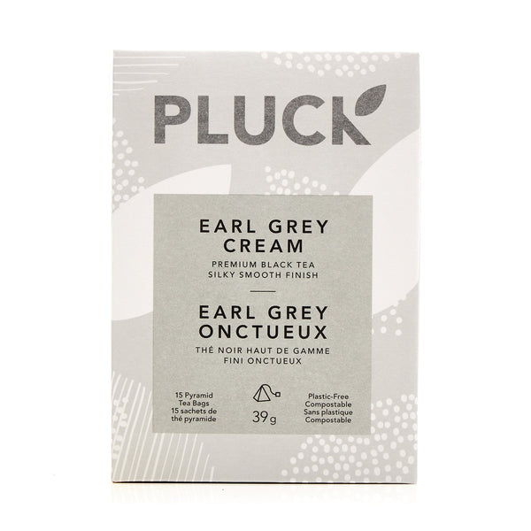 Pluck Tea Earl Grey Cream Filterbag Tea, 15 Pack