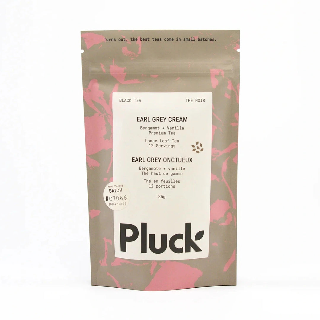 Pluck Tea Earl Grey Cream Loose Leaf Tea, 35 g