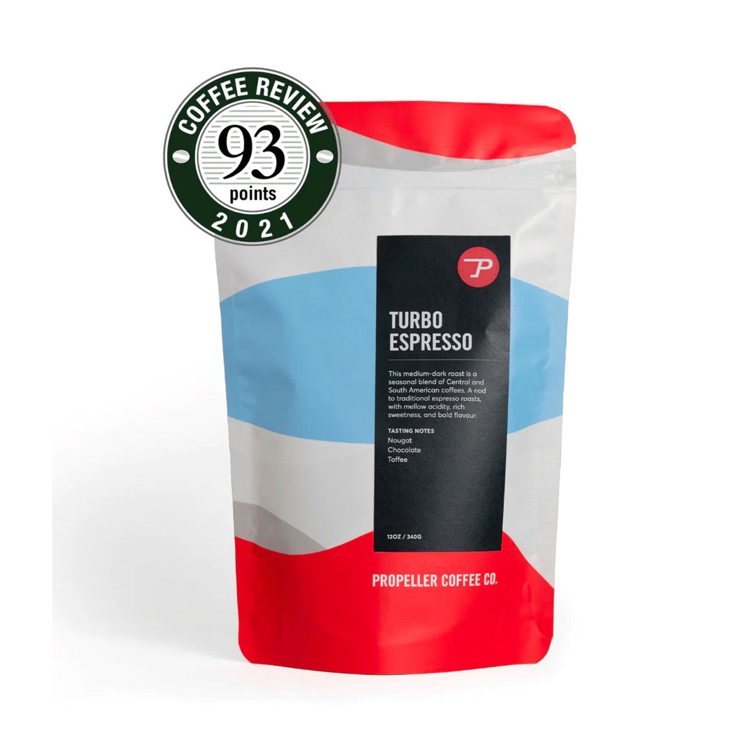 Propeller Turbo Whole Bean Espresso, 12oz