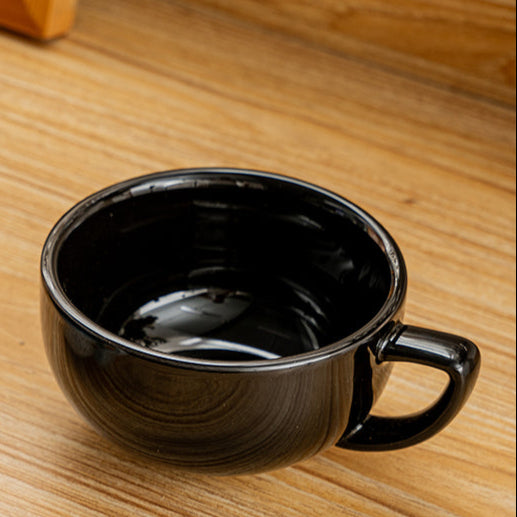 Tasse à café noire lisse I.XXI 320 ml, noire