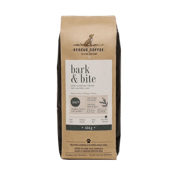 Rescue Coffee Co. Bark & Bite Whole Bean Coffee, 16 oz.