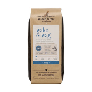 Rescue Coffee Co. Wake & Wag Whole Bean Coffee, 16 oz.