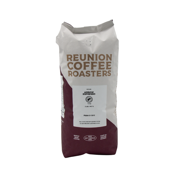 Reunion Coffee Roasters Arrow Espresso Whole Bean Coffee 2 lb