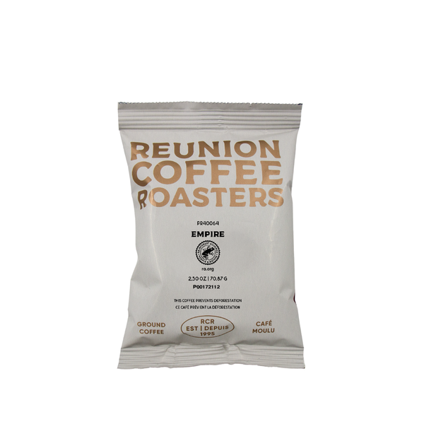 Reunion Coffee Roasters Empire French Fraction Packs, 24 x 2.5 oz
