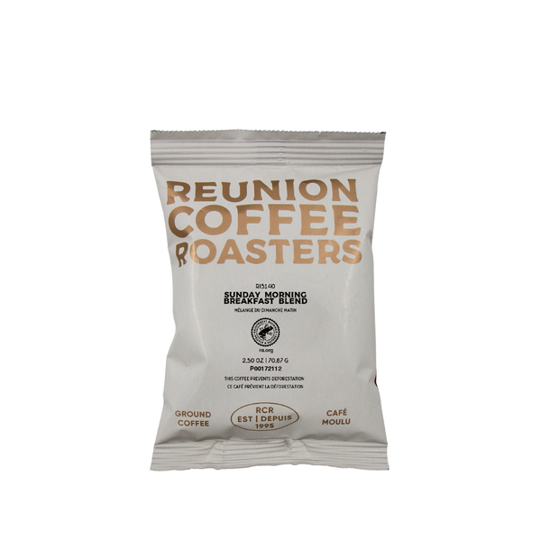 Reunion Coffee Roasters Sunday Morning Coffee Fraction Packs, 64 x 2.5 oz