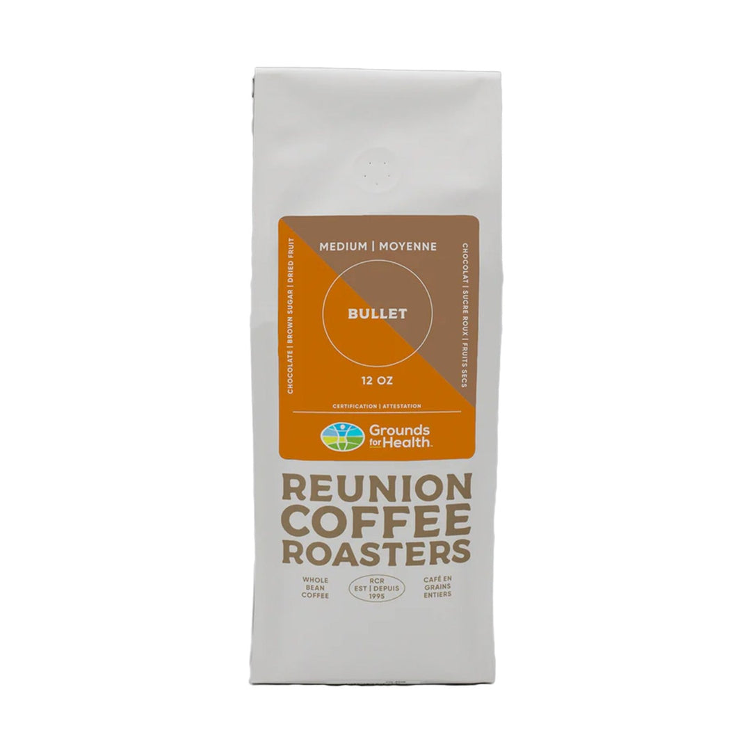 Reunion Coffee Roasters Bullet Espresso Whole Bean Coffee 12oz