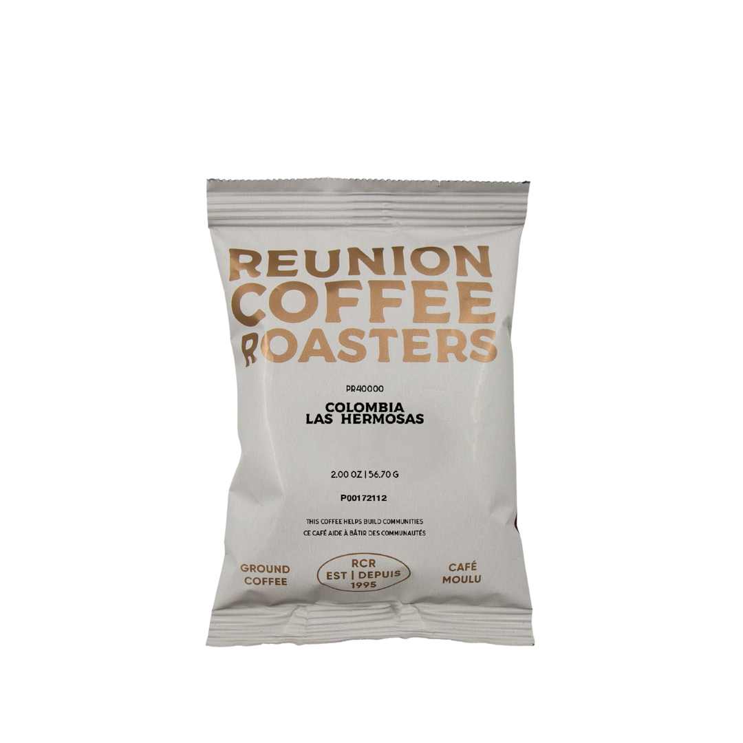 Reunion Coffee Roasters Colombia Las Hermosas 24 x 2 oz Fraction Packs