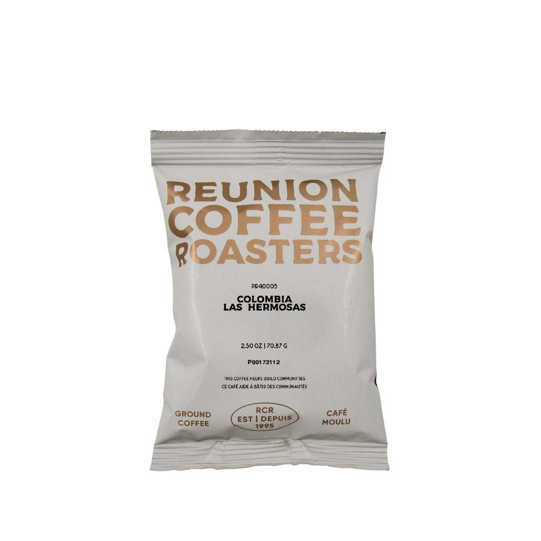 Reunion Coffee Roasters Colombia Las Hermosas 24 x 2.5 oz Fraction Packs