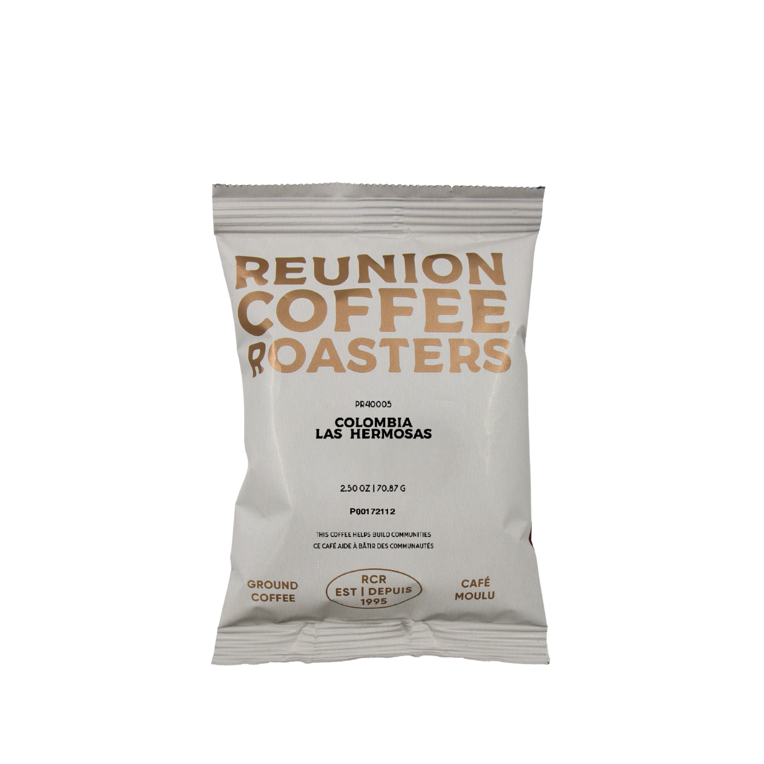 Reunion Coffee Roasters Colombia Las Hermosas 24 x 2.5 oz Fraction Packs