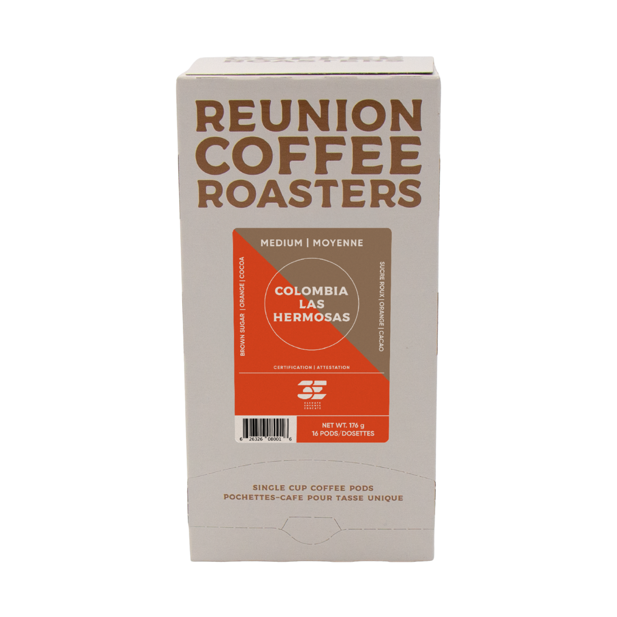 Reunion Coffee Roasters Colombia Las Hermosas Coffee Pods 16 Pack