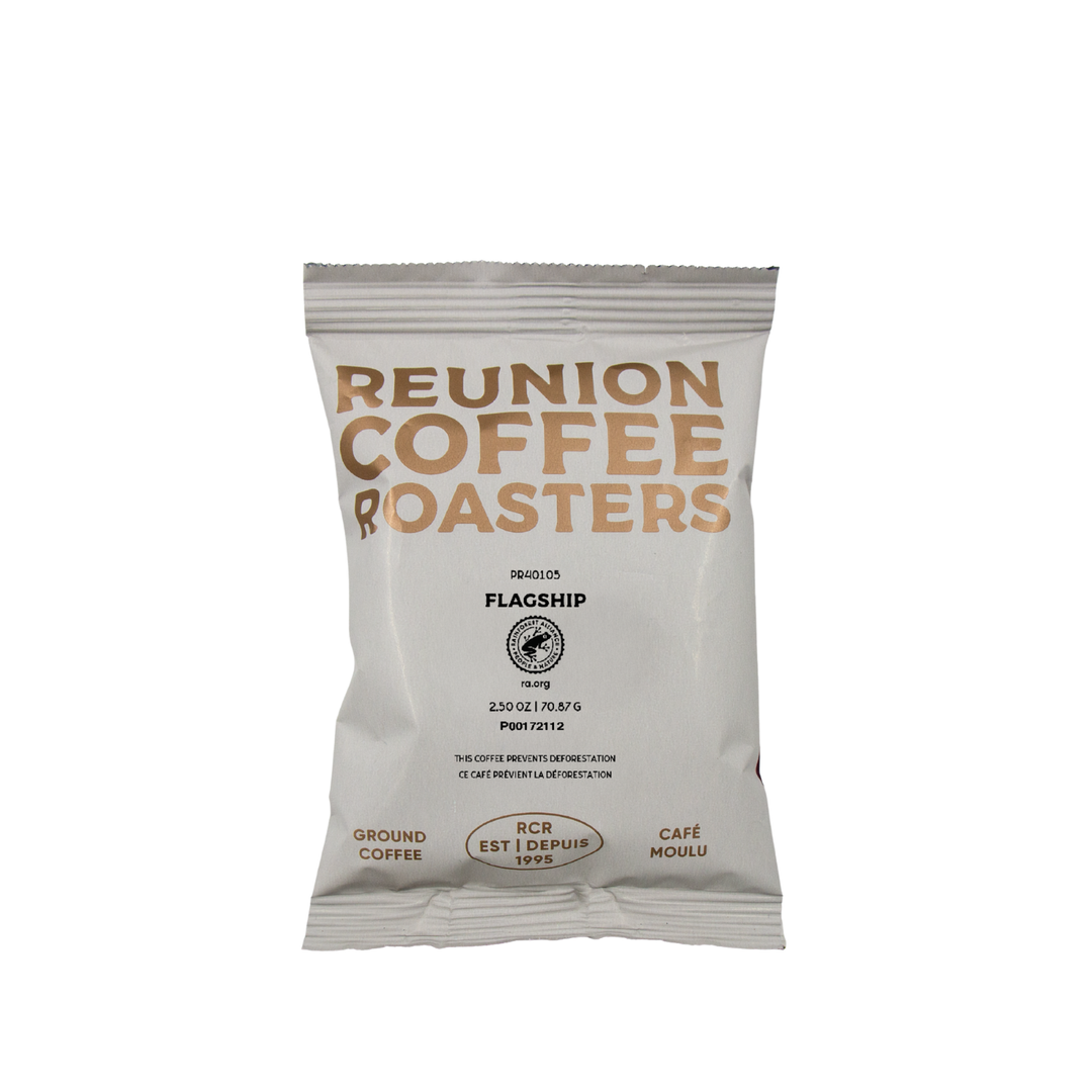 Reunion Coffee Roasters Flagship Coffee Fraction Packs, 24 x 2.5 oz