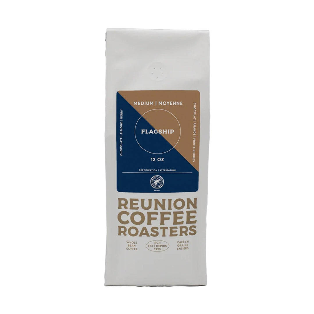 Reunion Coffee Roasters Flagship Whole Bean Coffee, 12 oz.