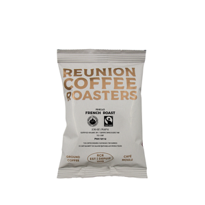 Reunion Coffee Roasters French Roast Coffee Fraction Packs, 24 x 2.5 oz