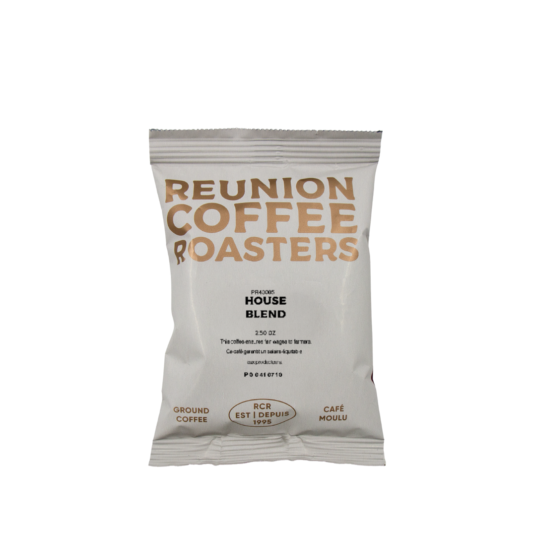 Reunion Coffee Roasters House Blend Coffee Fraction Packs, 24 x 2.5 oz