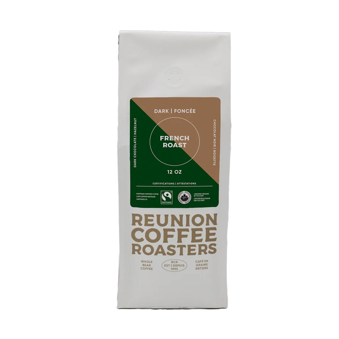 Reunion Coffee Roasters Organic French Roast Whole Bean Coffee 12oz