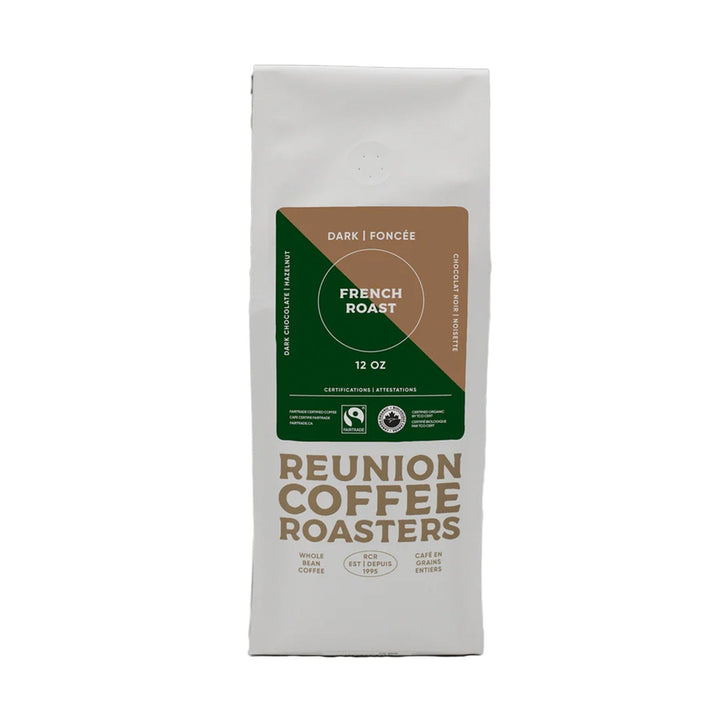 Reunion Coffee Roasters Organic French Roast Whole Bean Coffee 12oz